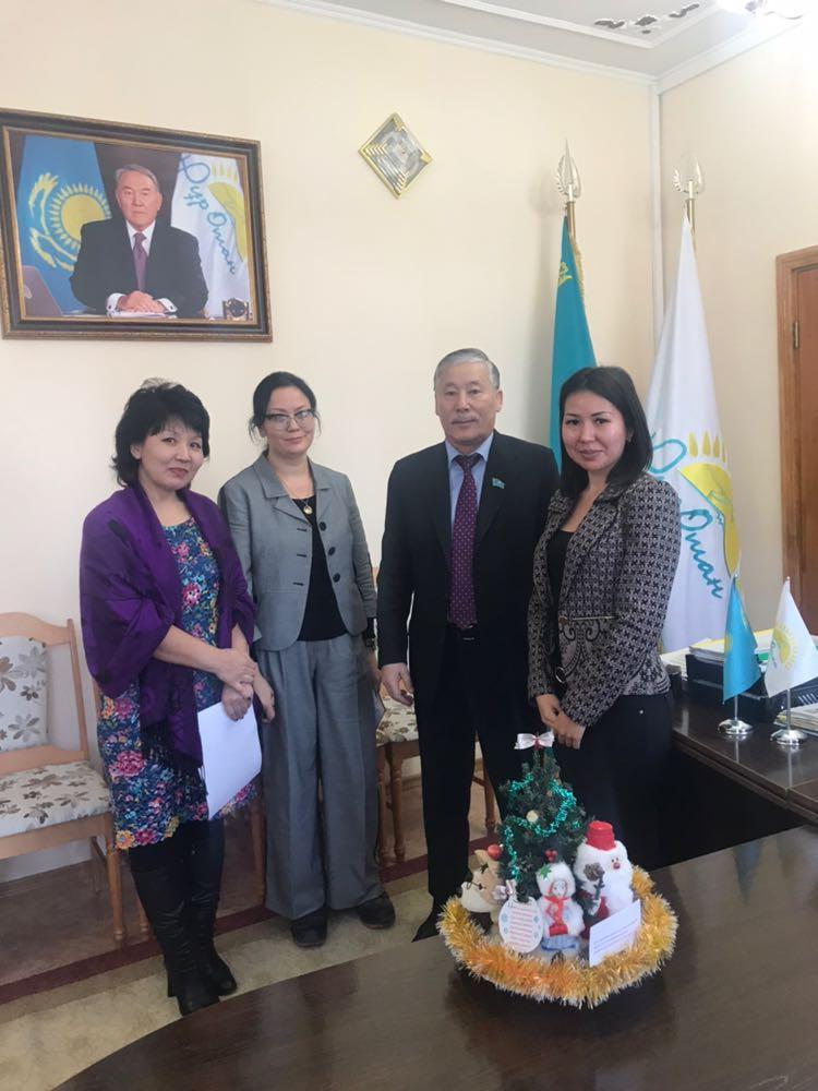 Встреча с представителями ВК областного филиала партии «Нур Отан»