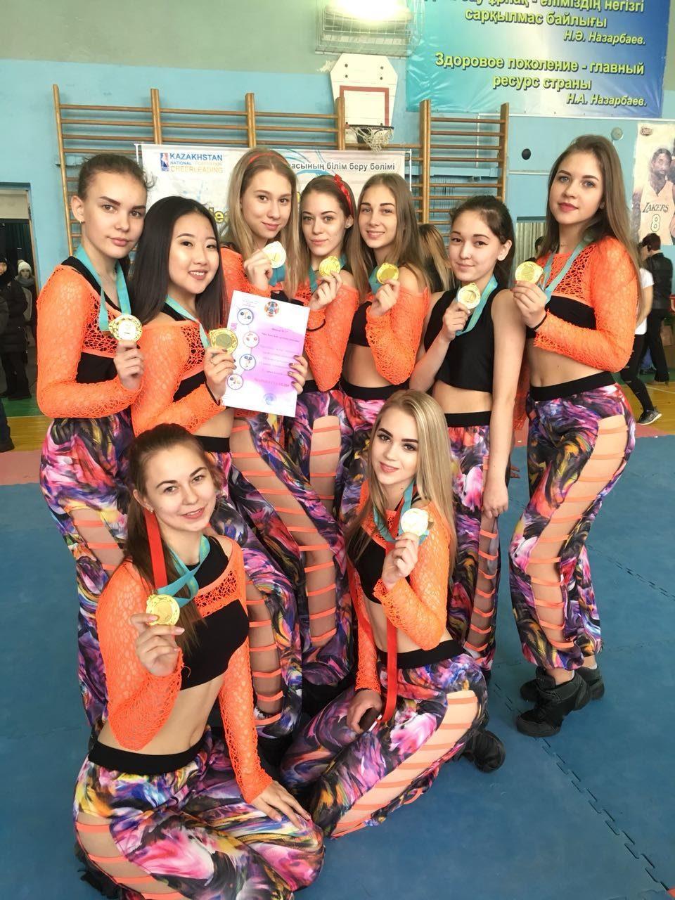 VI открытый чемпионат города Усть-Каменогорска по черлидингу и спортивным мажореткам