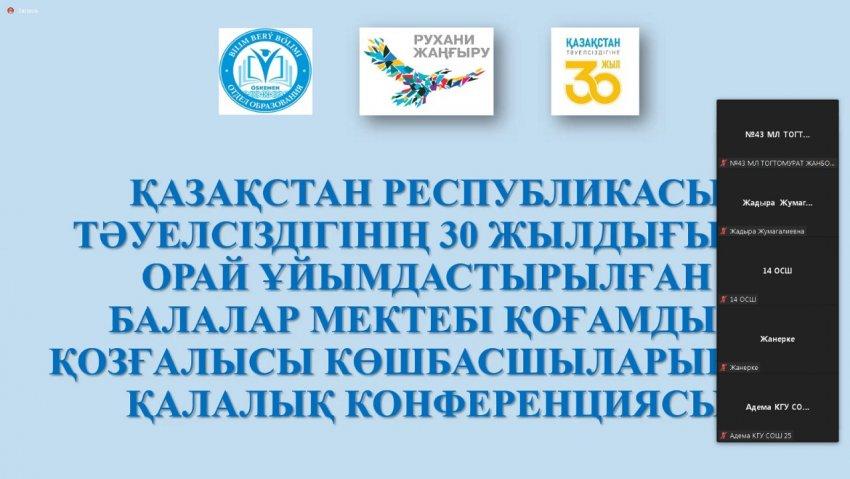 Городская конференция «Лидерство детских общественных объединений школ»